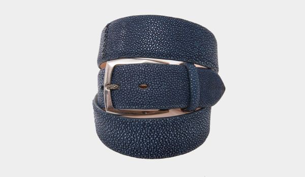 PaoloVitaleBeltStingrayBlue