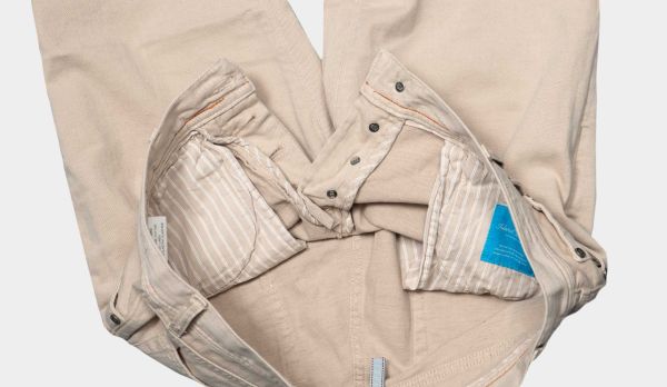 Richard J Brown Jeans Cotton-Linen Beige