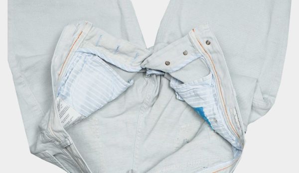 Richard J Brown Jeans Cotton-Linen Ice