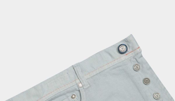 Richard J Brown Jeans Cotton-Linen Ice