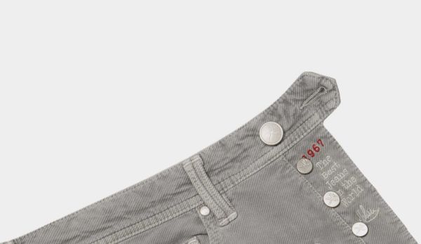 Tramarossa 5-Pocket Cotton Twill Grey