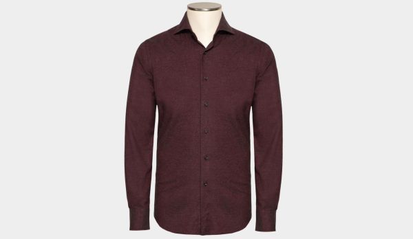 Xacus Shirt Cashco Burgundy