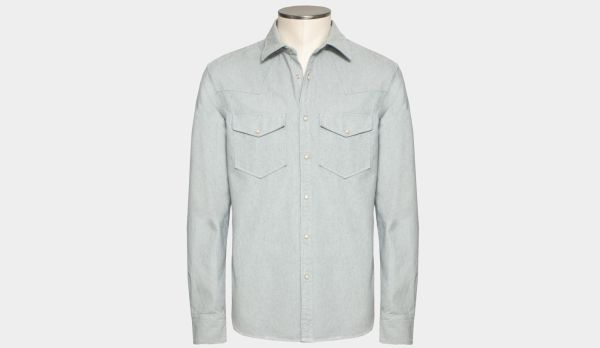 Xacus Winter Cotton Overshirt Light-Blue