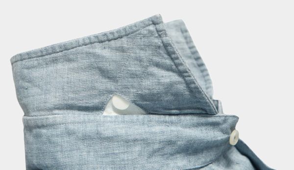 Xacus Linen Shirt Blue-Grey