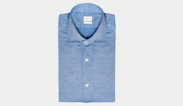 Xacus Shirt Wool Blue