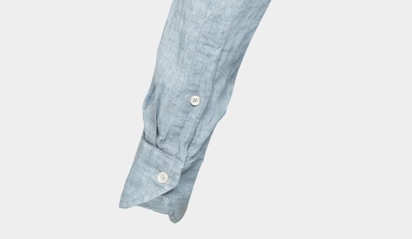 Xacus Linen Shirt Blue-Grey
