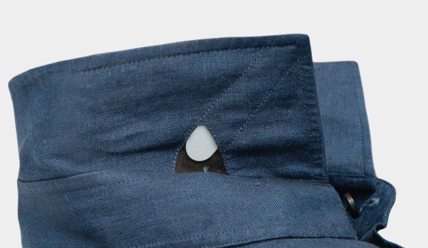 Xacus Shirt Linen Navy