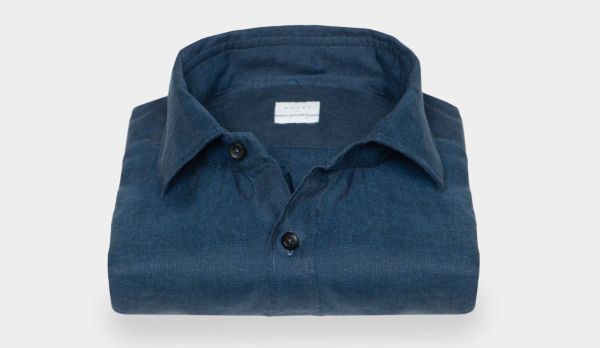 Xacus Shirt Linen Navy