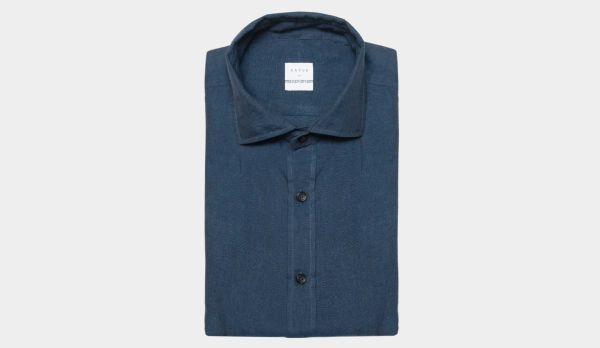 Xacus Shirt Linen Navy