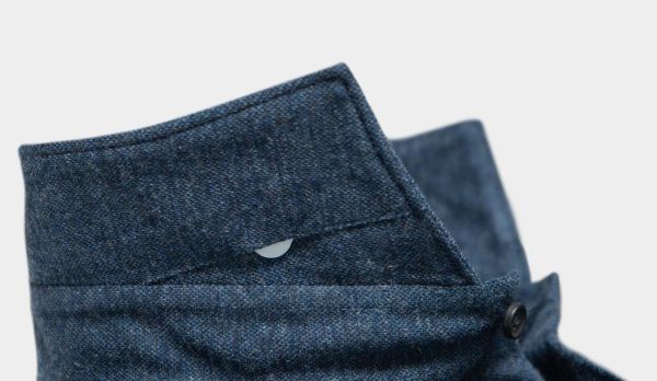 Xacus Shirt Jersey Cotton-Wool Blue