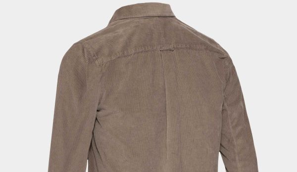 Xacus Ribcord Overshirt Taupe