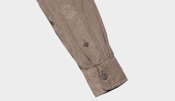 Xacus Ribcord Overshirt Taupe