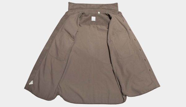 Xacus Ribcord Overshirt Taupe