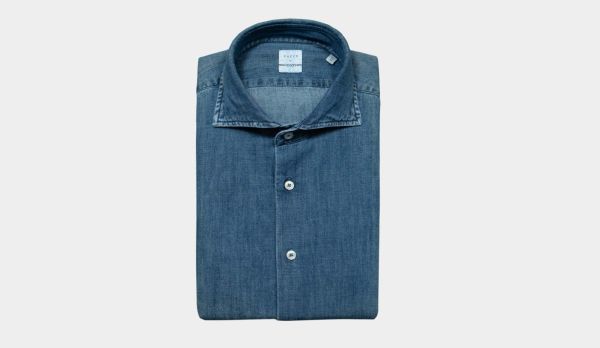 Xacus Denim Shirt Blue