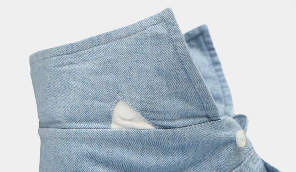 Xacus Shirt Flannel Twill Light-Blue