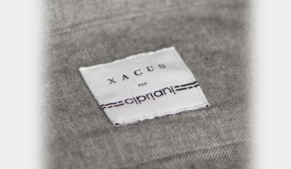 Xacus Shirt Flannel Twill Grey