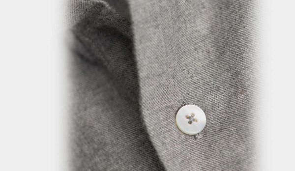 Xacus Shirt Flannel Twill Grey