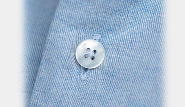 Xacus Shirt Flannel Twill Light-Blue