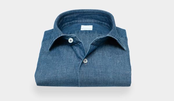 Xacus Shirt Denim Dark Blue