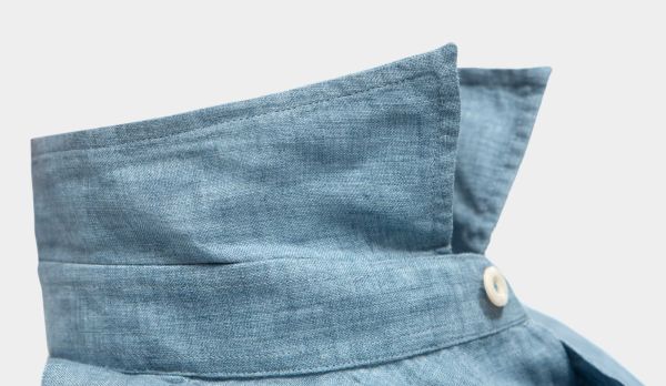 Xacus Linen Shirt Blue