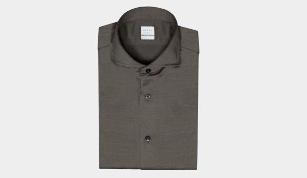 Xacus Shirt Satin Jersey Grey