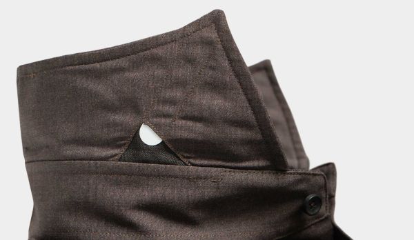Xacus Shirt Virgin Wool Brown