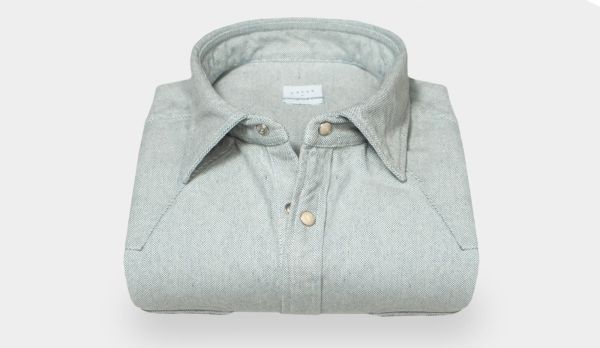 Xacus Winter Cotton Overshirt Light-Blue