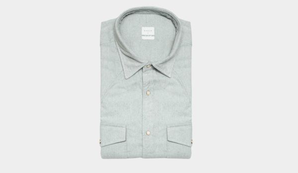 Xacus Winter Cotton Overshirt Light-Blue