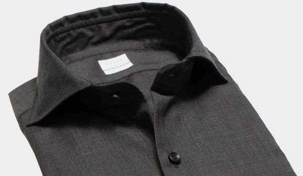 Xacus Shirt Virgin Wool Grey