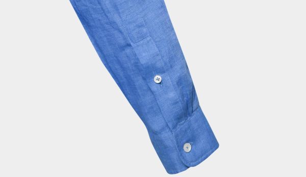 Xacus Shirt Linen Royal Blue