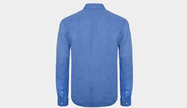 Xacus Shirt Linen Royal Blue