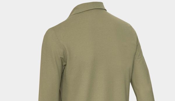 Zanone Ice-Cotton Polo Longsleeve Green