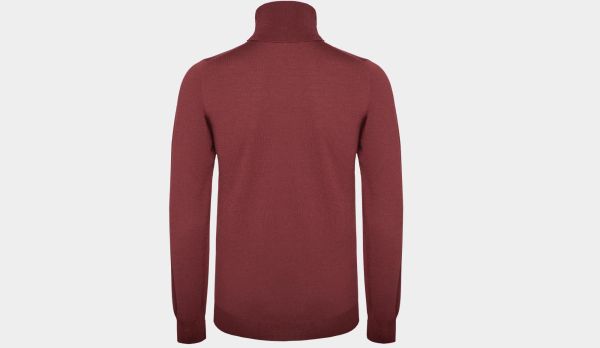 Zanone Roll Neck FlexWool Burgundy