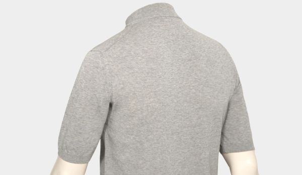 Zanone Crewneck Short Sleeve Grey