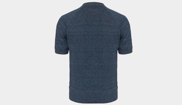 Zanone Crewneck Short Sleeve Blue
