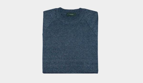Zanone Crewneck Short Sleeve Blue