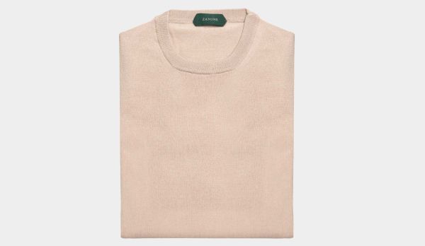 Zanone Crewneck FlexWool Greige