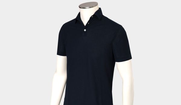 Zanone Ice-Cotton Polo Navy