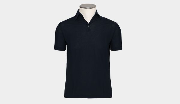 Zanone Ice-Cotton Polo Navy