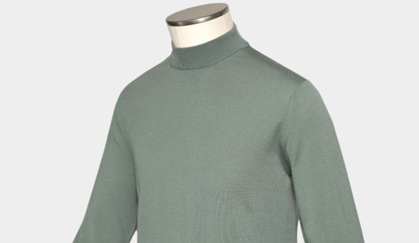 Zanone Turtleneck Flexwool Green