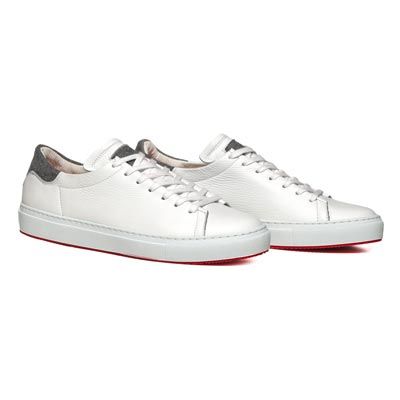 Andrea Ventura Sneaker Deerskin 'Atmosphere' White 
