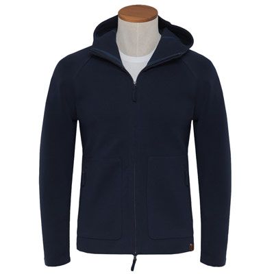 Aspesi Zip-Up Hoody Blue