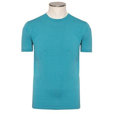 Aspesi Crewneck Short Sleeve Aqua