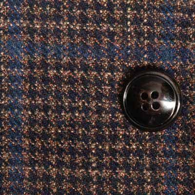 Barba Napoli Jacket Prince of Wales Brown-Blue