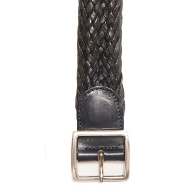 d'Amico Braided Belt Stonewashed Blue