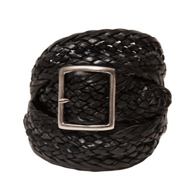 d'Amico Braided Belt Stonewashed Blue