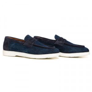 Doucals Loafers Denim Blue
