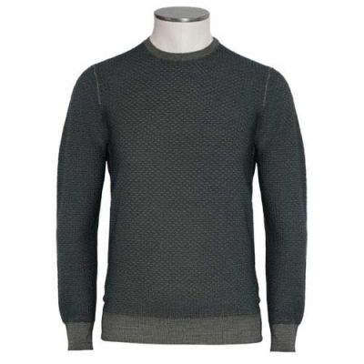 Drumohr Crewneck Wool 140'S Green