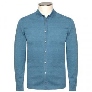Drumohr Knitted Shirt Denim