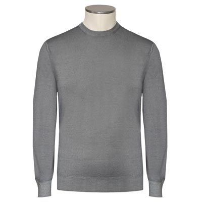 Drumohr Crewneck Wool 140S Grey